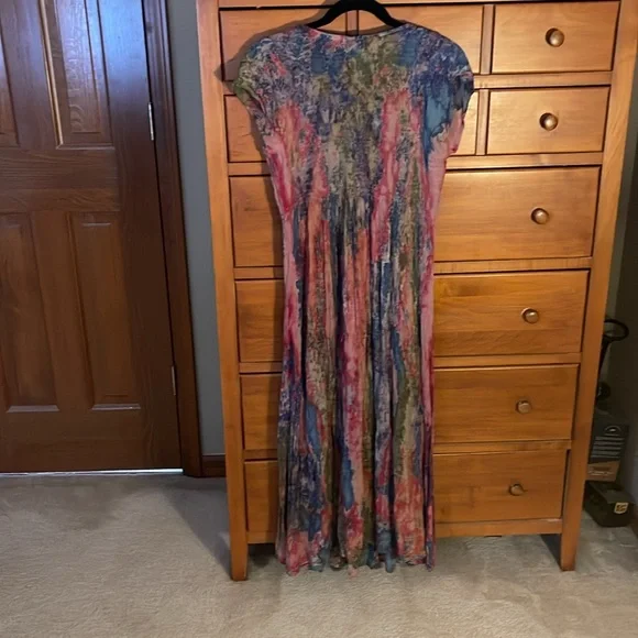 NWT Sacred Threads beautiful short sleeve sundress. OS-one size - Picture 2 of 5